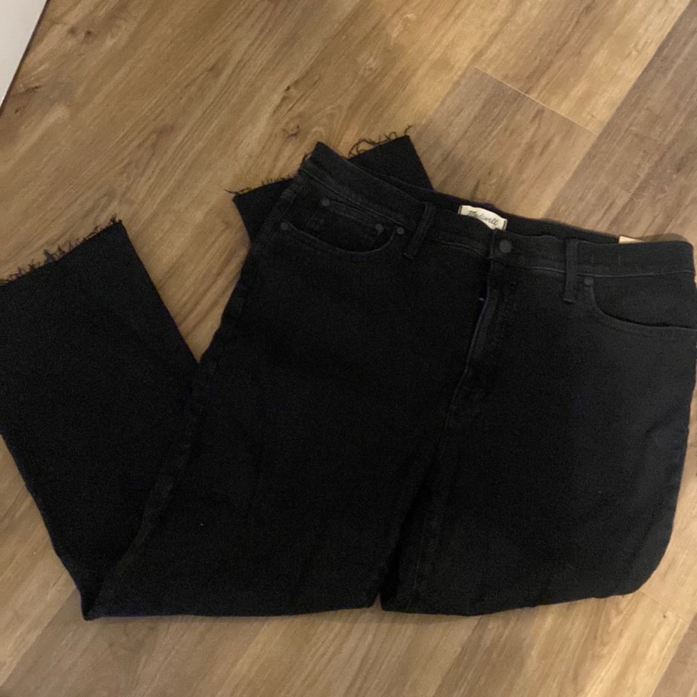 NWT Black Madewell Demi Boot Cut Jeans!